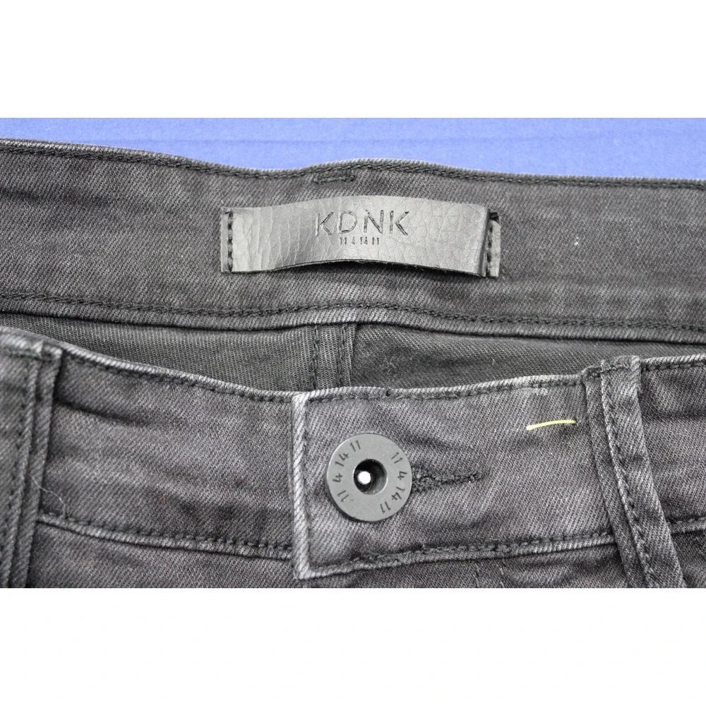 KDNK Jeans Black Size 32X32‎ Paint Splattered Cotton